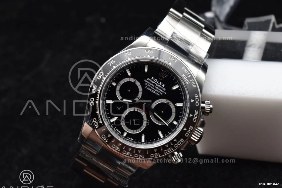 SL4801 126500 in Movement Elegant Steel 904L Dial 1051 Daytona Rolex Factory 1:1 VS Black SBF 0123